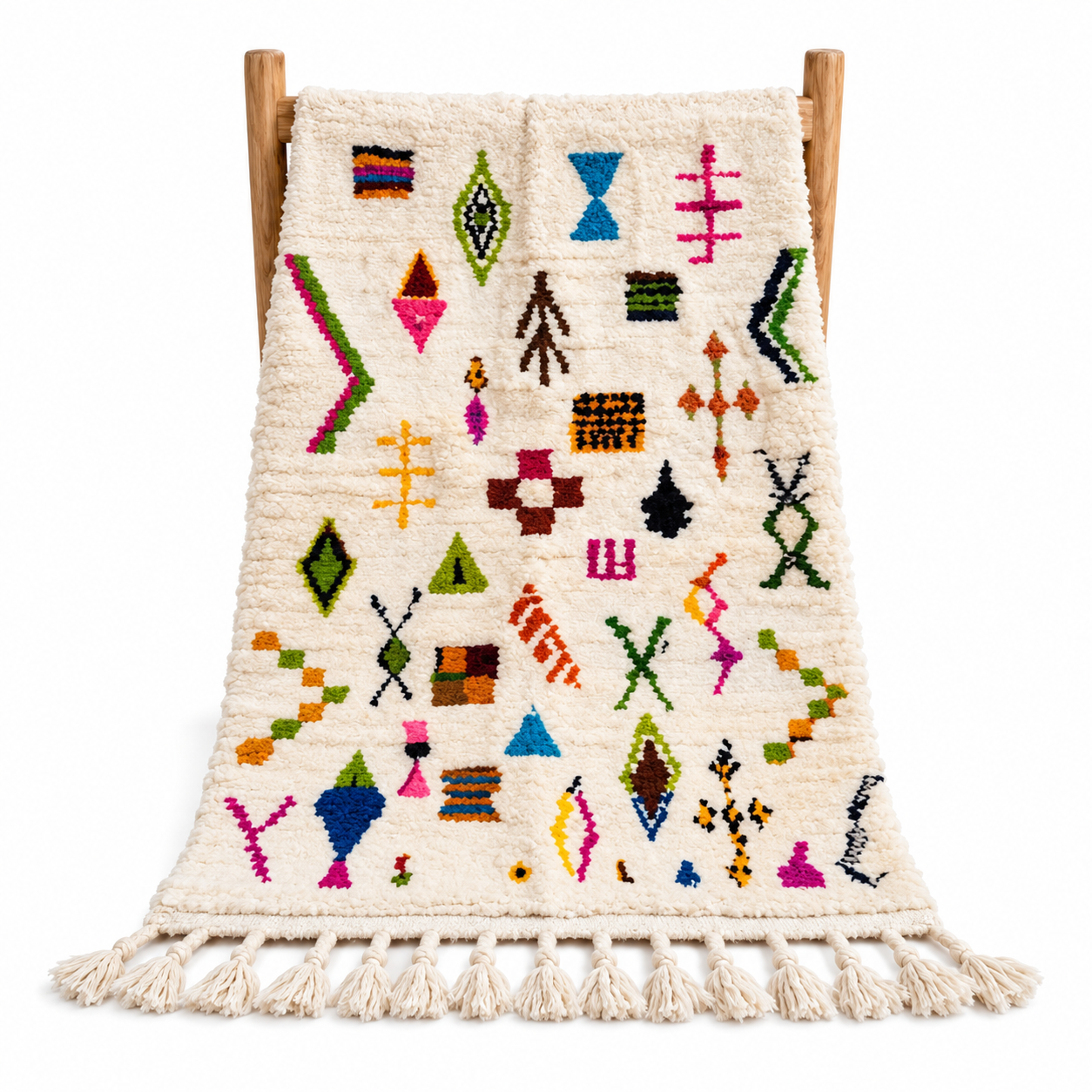 Yamiriam Azilal Symboles Amazighs Dispersés Berber Bohemian Style Rug
