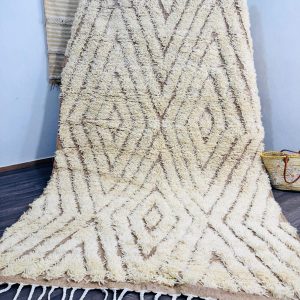 Berber Hand Knotted Beni Ourain Azilal Wool Rug