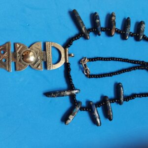Tuareg Berber Amazigh Vintage South Cross Necklace with Beads
