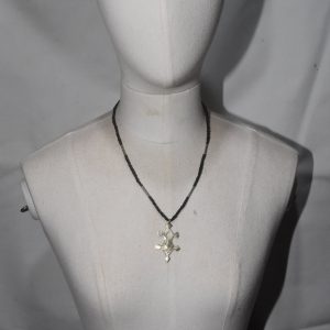 Berber Tuareg Silver Cross Necklace with Traditional Jewelry Design