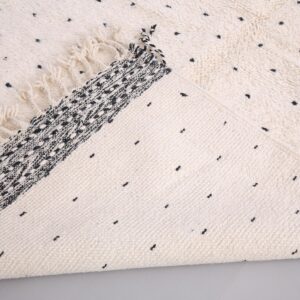 Amazigh Berber Handwoven Wool Rug Custom Living Room Design
