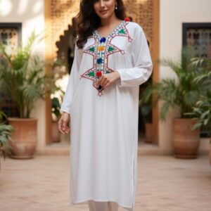 Amazigh Berber Machine Embroidery Design Djellaba Pattern Files