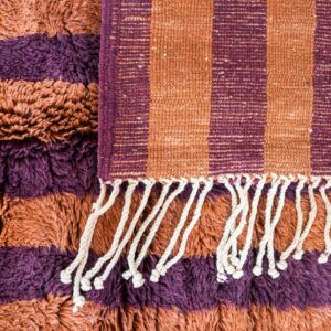 Amazigh Berber Hand-Knotted Wool Area Rug Terra Earthy Tones
