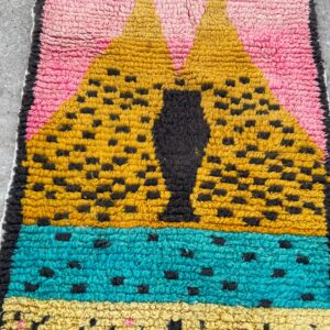 Amazigh Bold Modern Patterns Vibrant Colors Berber Runner Rug