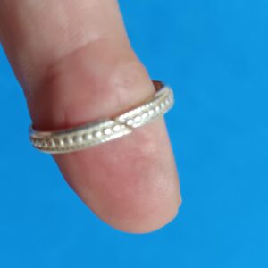 Berber Kabyle Corail Silver Vintage Ring with Coral Design