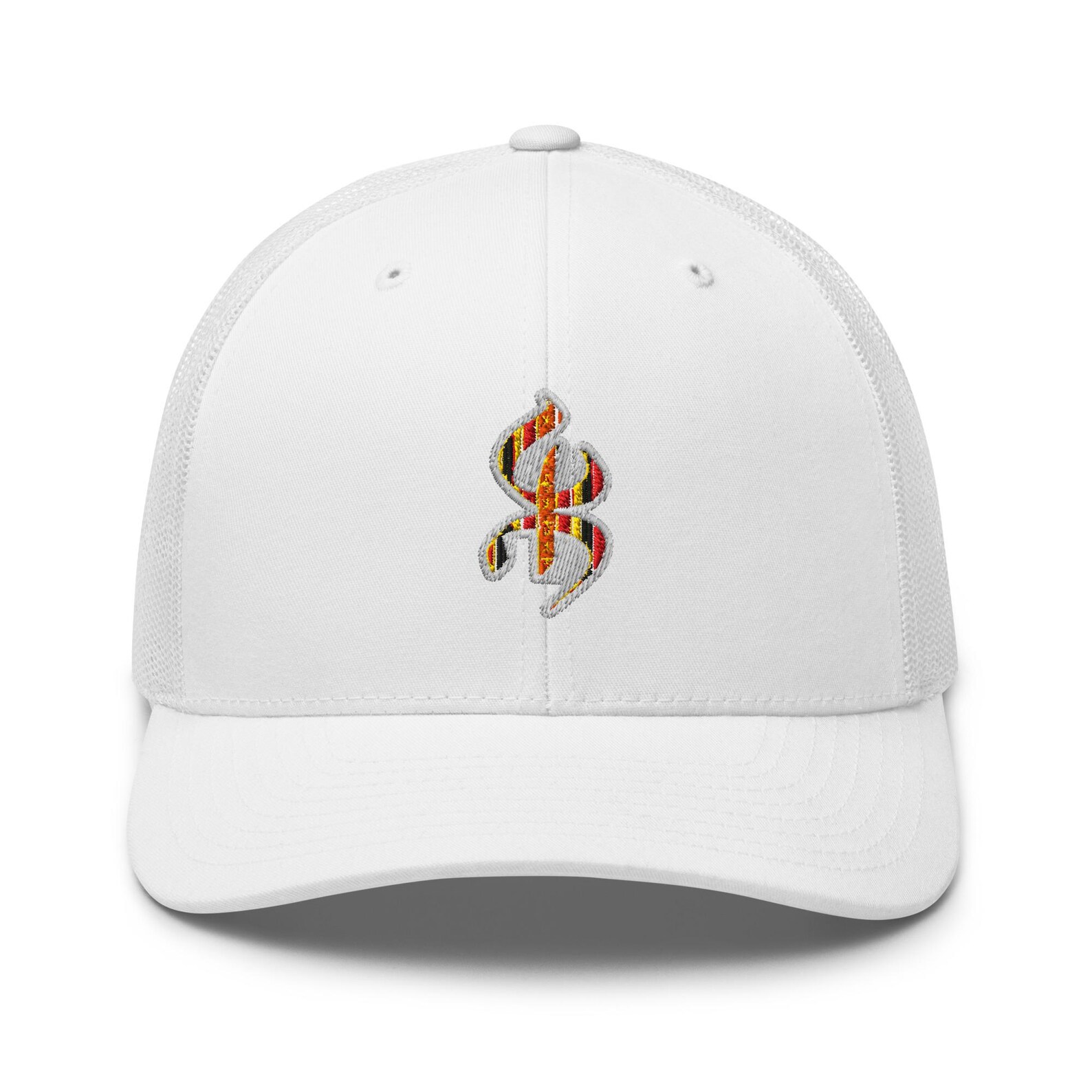 Amazigh Classic Trucker Cap with Mesh Back Panel Motif