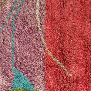 Amazigh Berber Colorful Abstract Tribal Area Rug Handmade Carpet