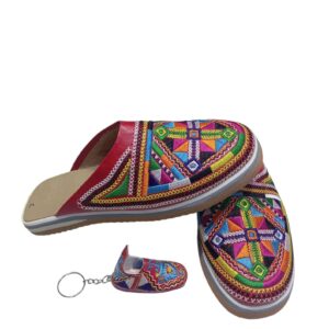 Amazigh Berber IDOUKAN Babouche Shoes With Free Keychain