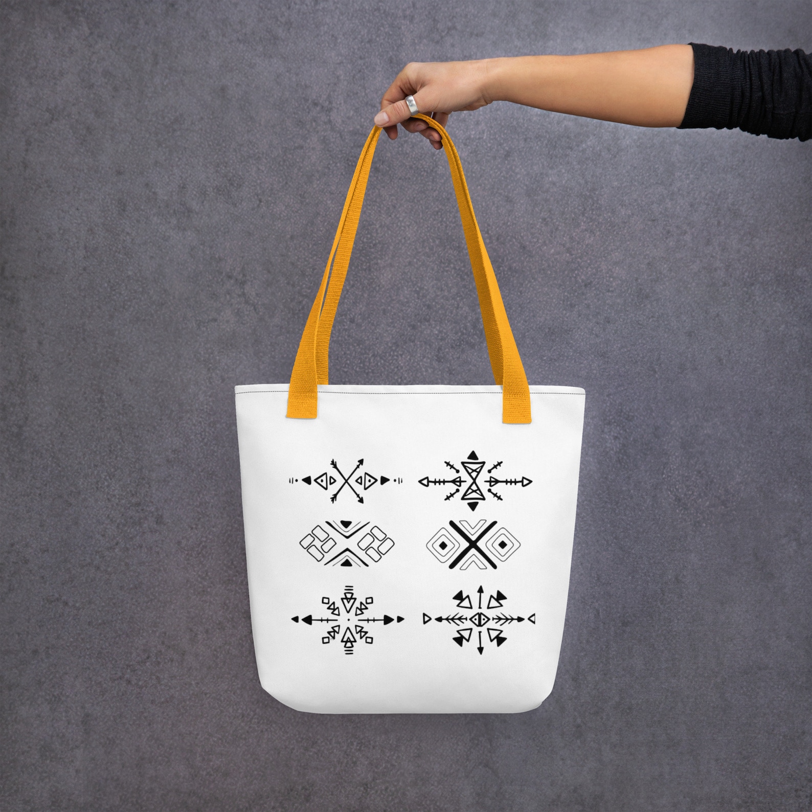 Amazigh Berber Kabyle Tifinagh Motifs Culture Design Bag