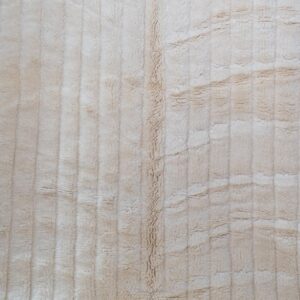 Amazigh Beni Mrirt Wool Rug Hand Knotted Ivory Minimalist Area Rug