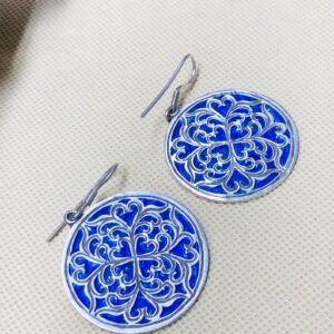 Amazigh Tuareg Handmade Silver Berber Inspired Ethnic Earrings
