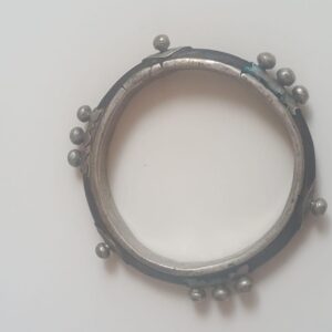 Amazigh Berber Antique African Silver Bangle Bracelet 80 Years Old