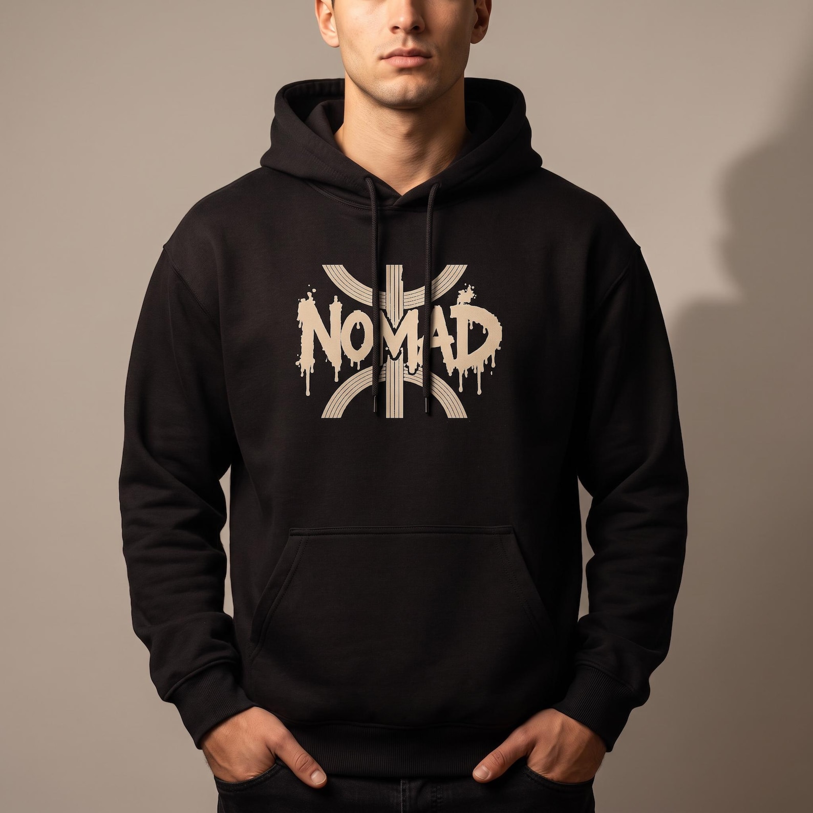 Amazigh Yaz Symbol Hoodie Berber Urban Streetwear Design