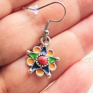 Amazigh Kabyle Berber Kabyles Earrings Set with Three Paires