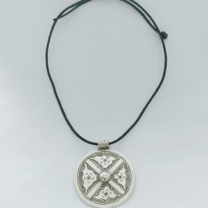 Tuareg Berber Sterling Silver Pendant Amulet Handmade Necklace