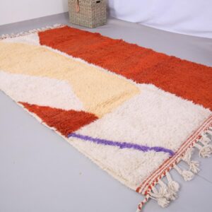 Amazigh Berber Handwoven Wool Rug Custom Living Room Design