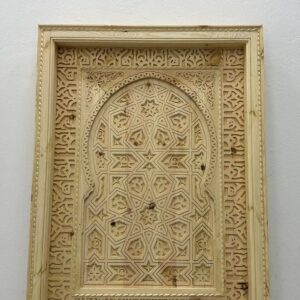 Amazigh Berber Carved Moorish Wooden Door with Custom Design