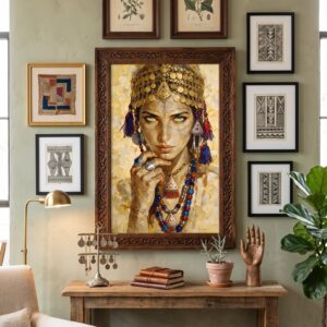 Amazigh Berber Woman Portrait Digital Download Art Print