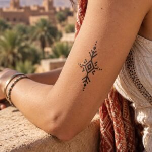 Amazigh Berbères Tatouage Motifs Géométrique PNG Bundle Digital Download Collection