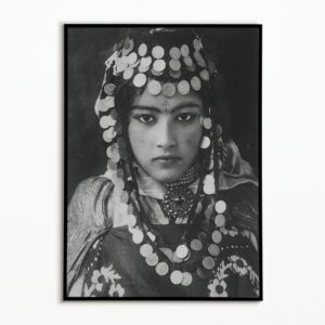 Amazigh Berber Woman Portrait Printable Digital Download Wall Art