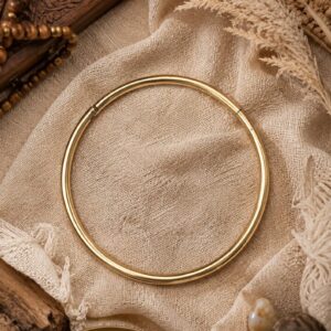 Amazigh Minimalist Torque Necklace Traditional Boho Tribal Jewelry Style