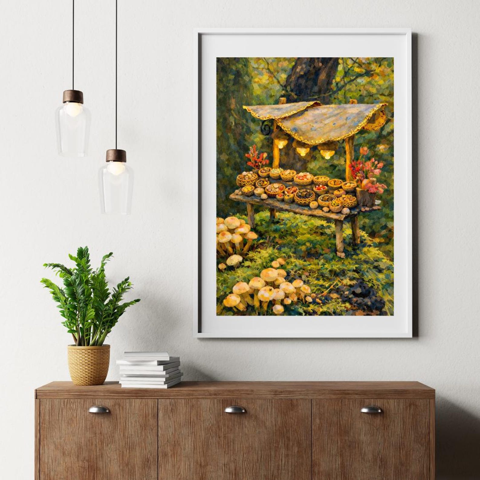 Amazigh Berber Golden Still Life Digital Art Bowl