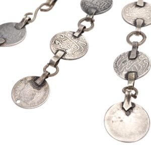 Amazigh Antique coin pectoral Middle Atlas Necklace with seven rows