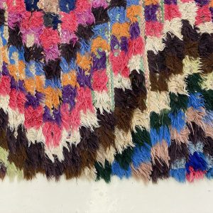 Berber Vintage Kilim Runner Handmade Recycled Thread Rug