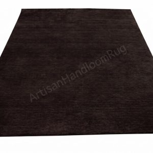 Berber Handloom Wool Rug Dark Walnut Brown Modern Decor Carpet