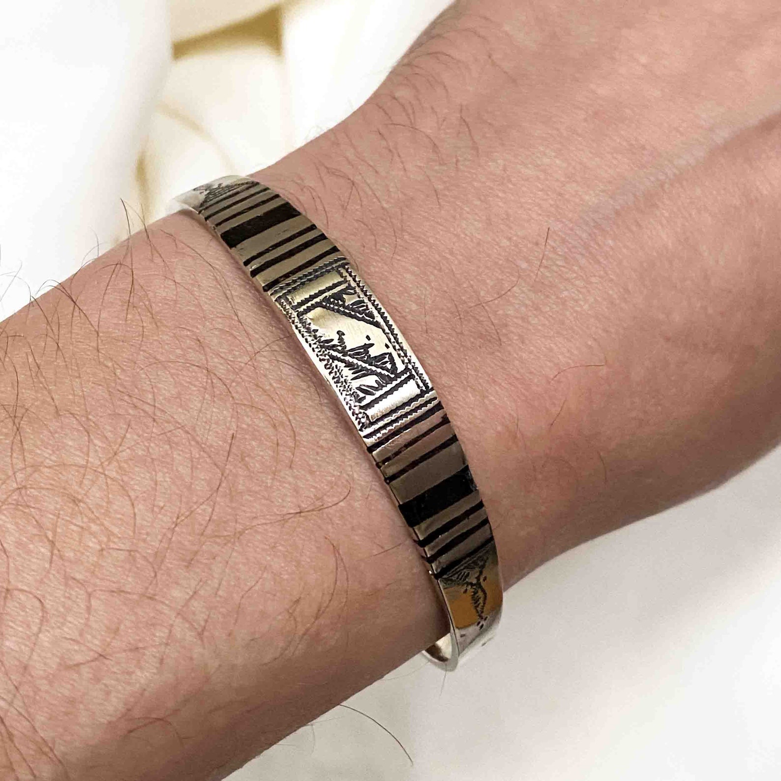 Berber Tuareg Elkze Tenere Traditional Bracelet with Amazigh Style