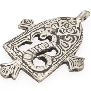 Amazigh Berber LOUHA Silver Amulet Necklace from Todrha Valley