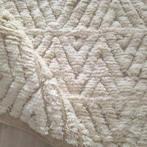 Custom Beni Ourain Berber Wool Rug Handmade Amazigh Style