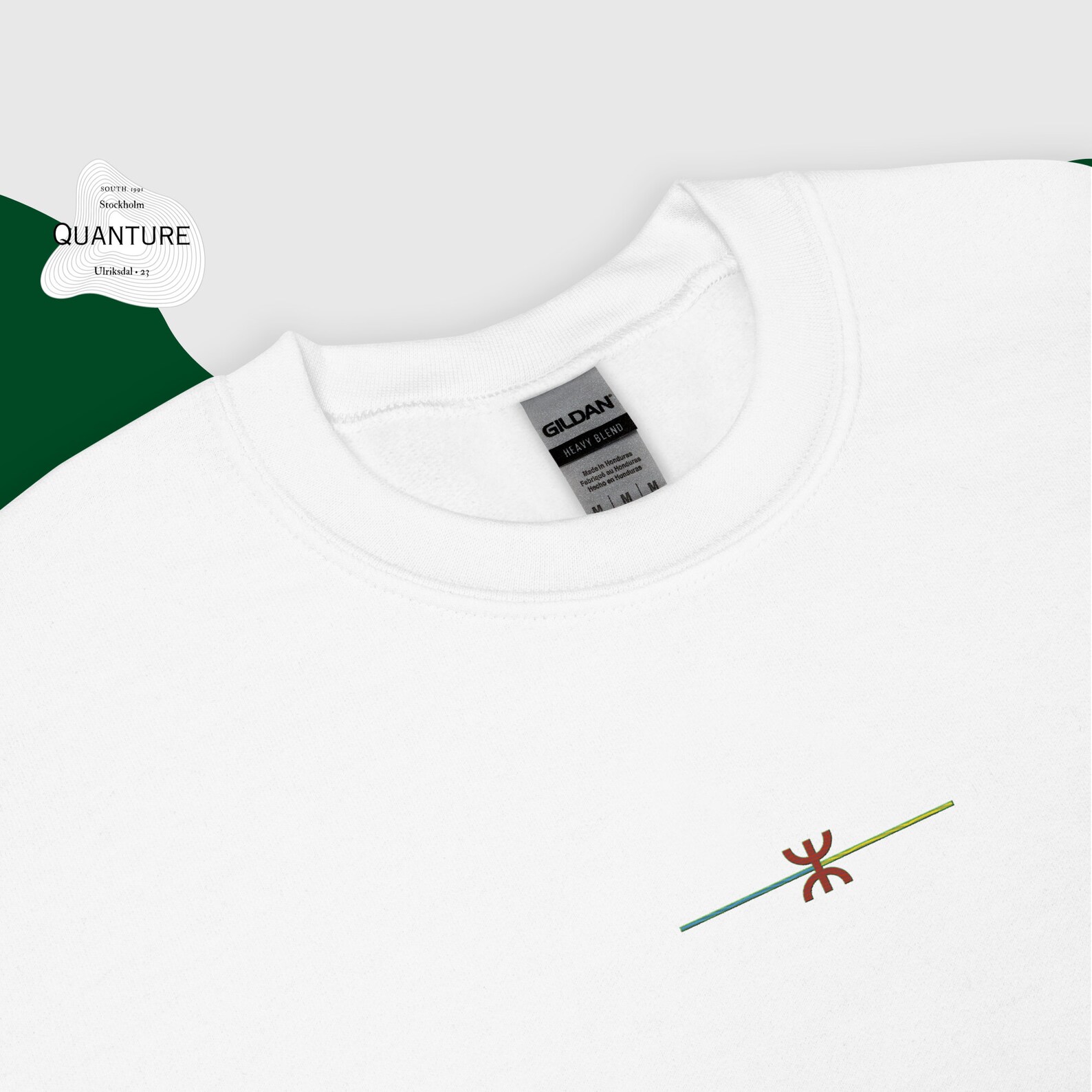 Amazigh Berber Kabyle Embroidery Unisex Sweatshirt Design Style