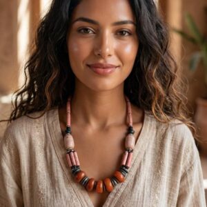 Amazigh Berber Artisanaux Vintage Handmade Heritage Cultural Necklace