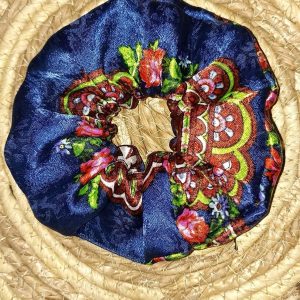 Berber Chouchou Scrunchie with Kabyle Satin Hair Accessory Design