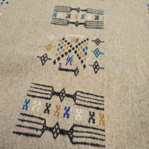 Amazigh Handwoven Natural Wool Berber Rug Timeless Home Decor