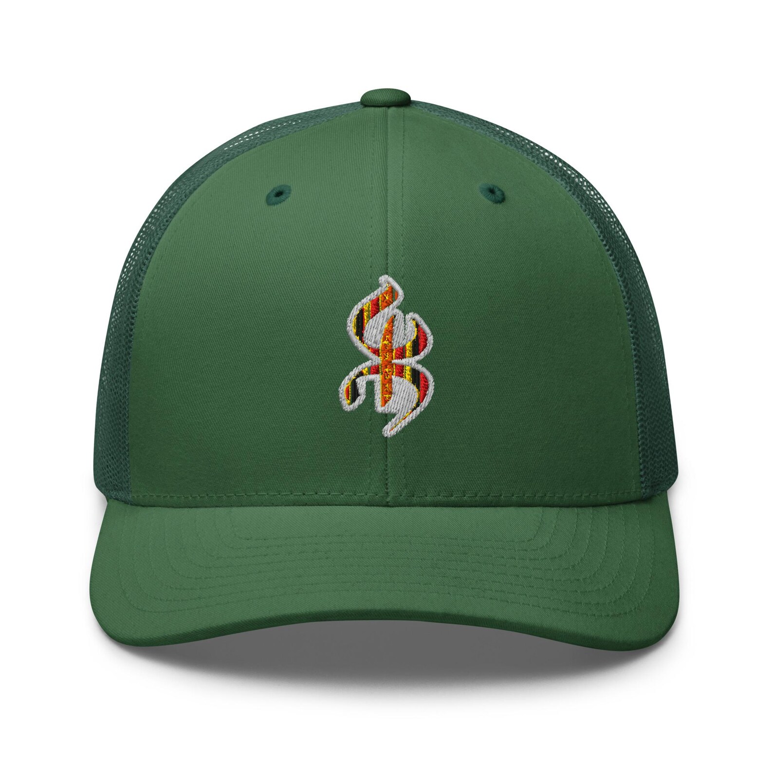 Amazigh Classic Trucker Cap with Mesh Back Panel Motif