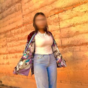 Amazigh Berber Burgundy Velvet Embroidered Jacket with Satin Lining