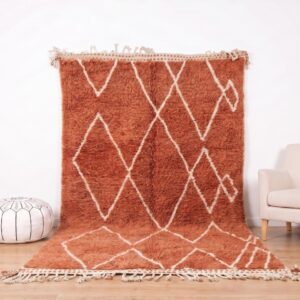 Amazigh Custom Berber Wool Rug Handmade Living Room Decor