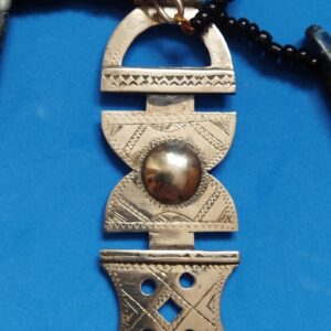 Tuareg Berber Amazigh Vintage South Cross Necklace with Beads