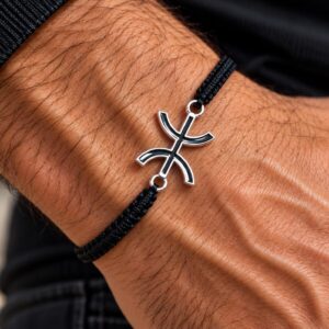 Amazigh Berber Kabyle Yaz Symbol Heart Bracelet Stainless Steel