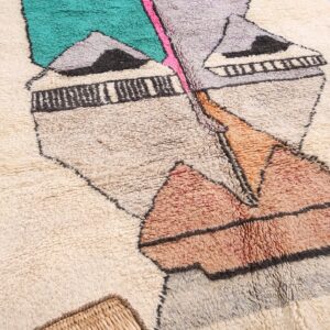 Berber Beni Ourain Wool Rug Amazigh Handmade Living Room Home