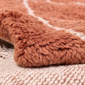 Amazigh Custom Berber Wool Rug Handmade Living Room Decor