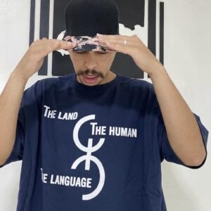 Amazigh Tamazight Oversized Graphic T-Shirt with Identity Designs