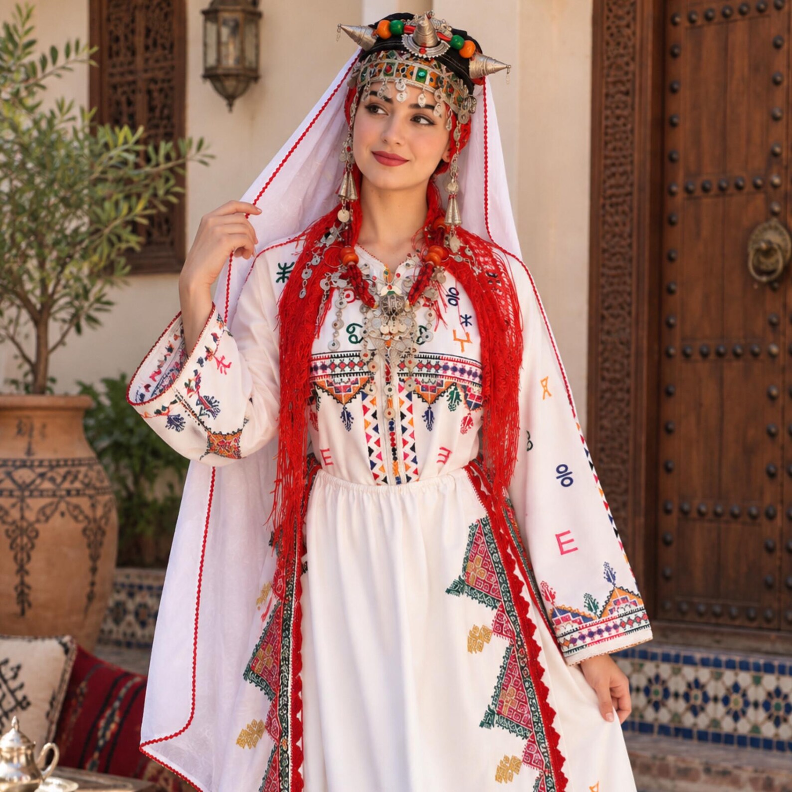 Amazigh Berber Machine Embroidery Design Digital Download Files