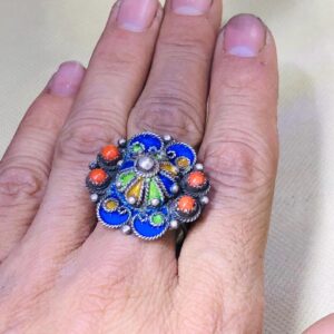 Berber Tuareg Ancienne Massif Silver Ring Handmade Tribal Jewelry