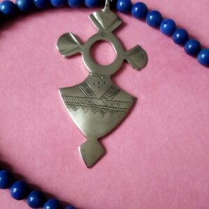 Amazigh Tuareg Taghment croix Berber Vintage Jewelry Necklace