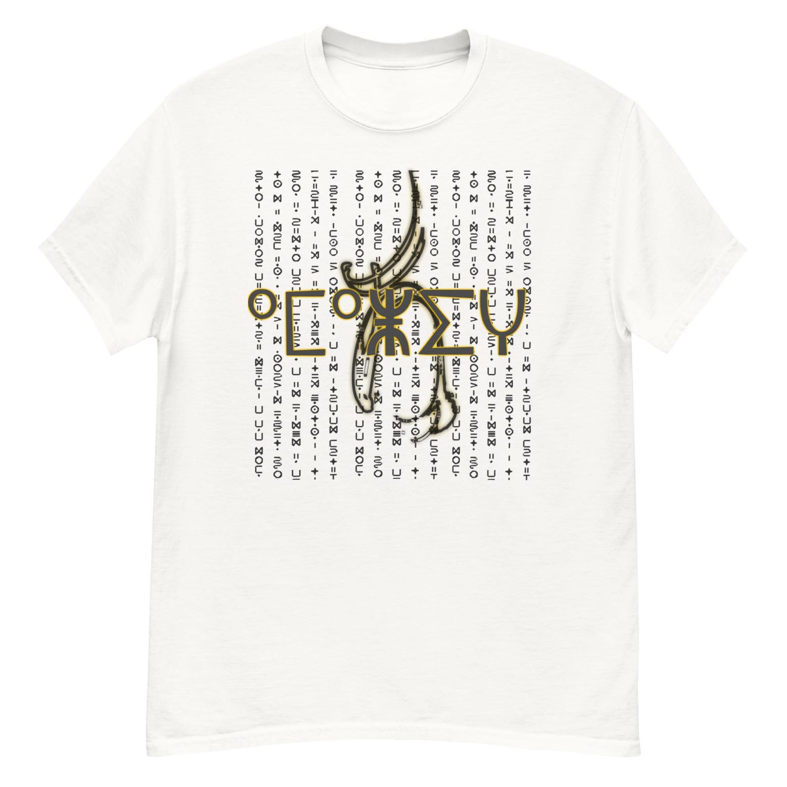 Amazigh Berber Kabyle Tifinagh Design Shirt with Cultural Symbols