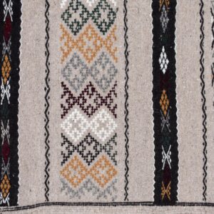 Traditional Amazigh Kabyle Wool Rug Artisanal Cultural Carpet