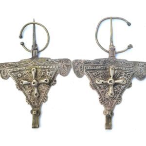 Amazigh Tifinagh Haha Paire Fibules Bélier Jewelry Set Berber